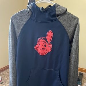 Womens Cleveland Indians Hoodie with Wahoo